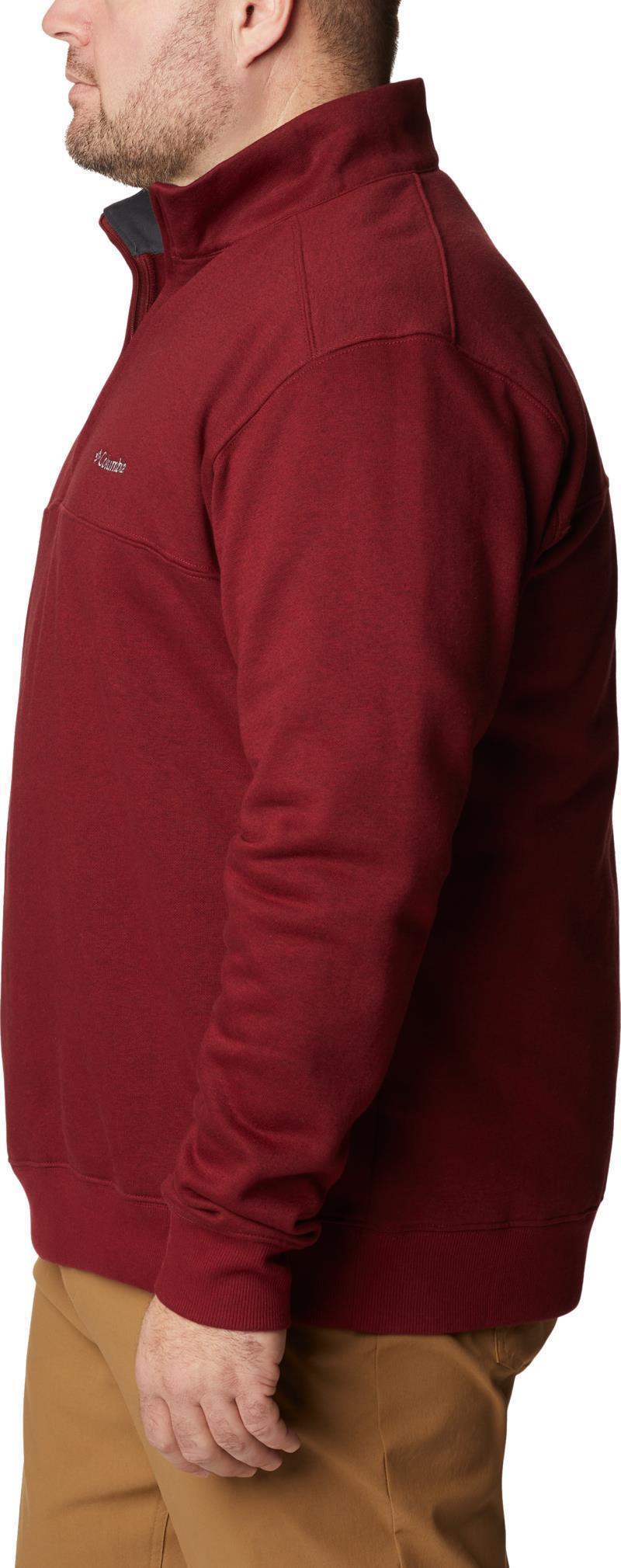Hart Mountain II Half Zip - Big - Mens - Red Jasper 4