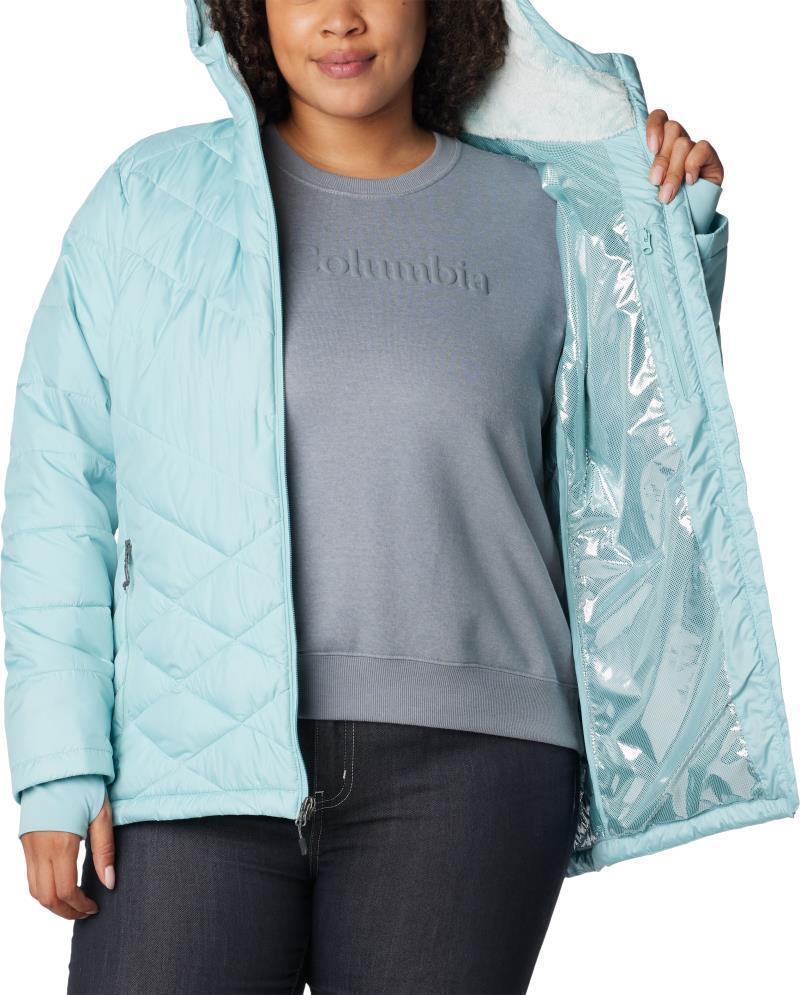 Heavenly Hooded Jacket - Plus - Womens - Aqua Haze 5