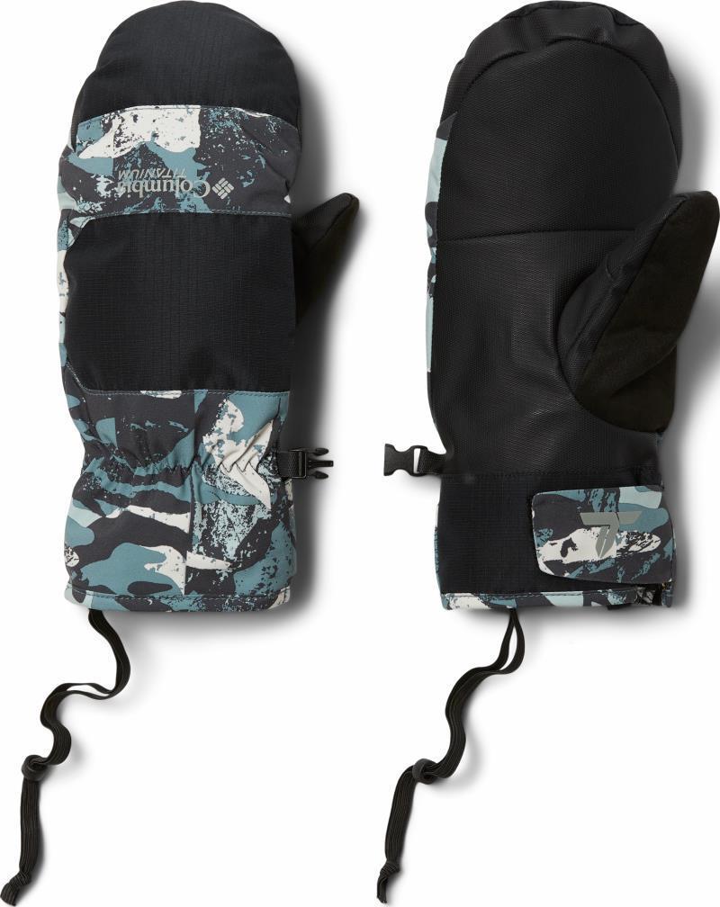 Highland Summit Mittens - Mens - Metal Geoglacial / Black Ripstop 1