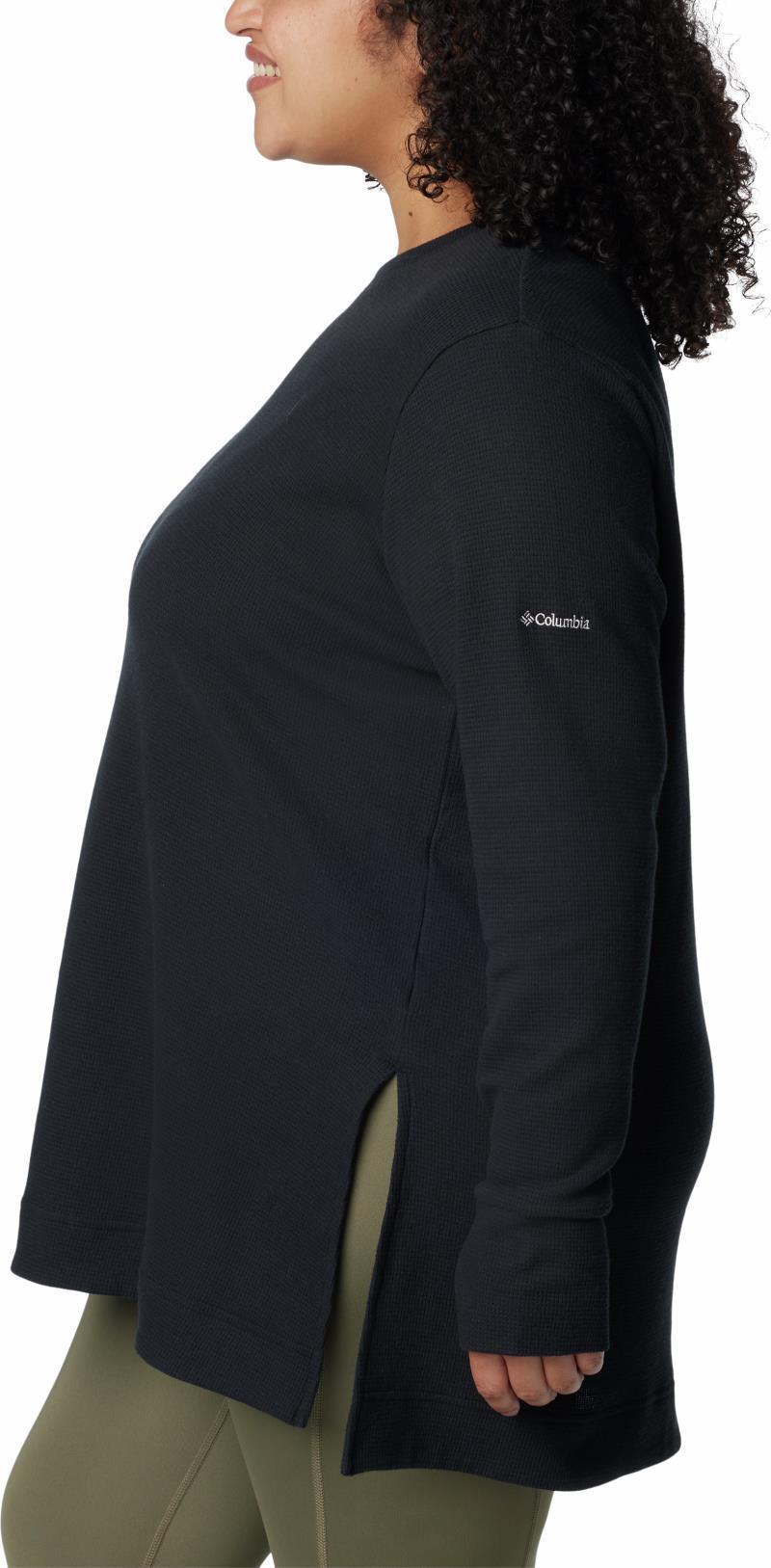 Holly Hideaway Waffle Tunic - Plus - Womens - Black 5