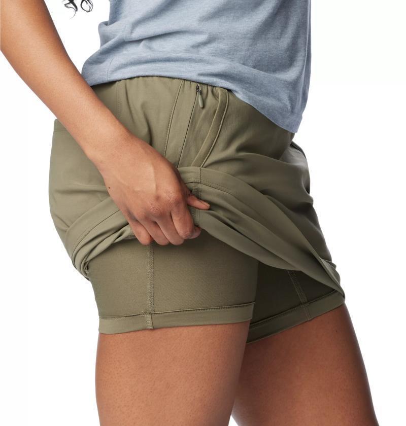 Leslie Falls Skort - Womens - Stone Green 6