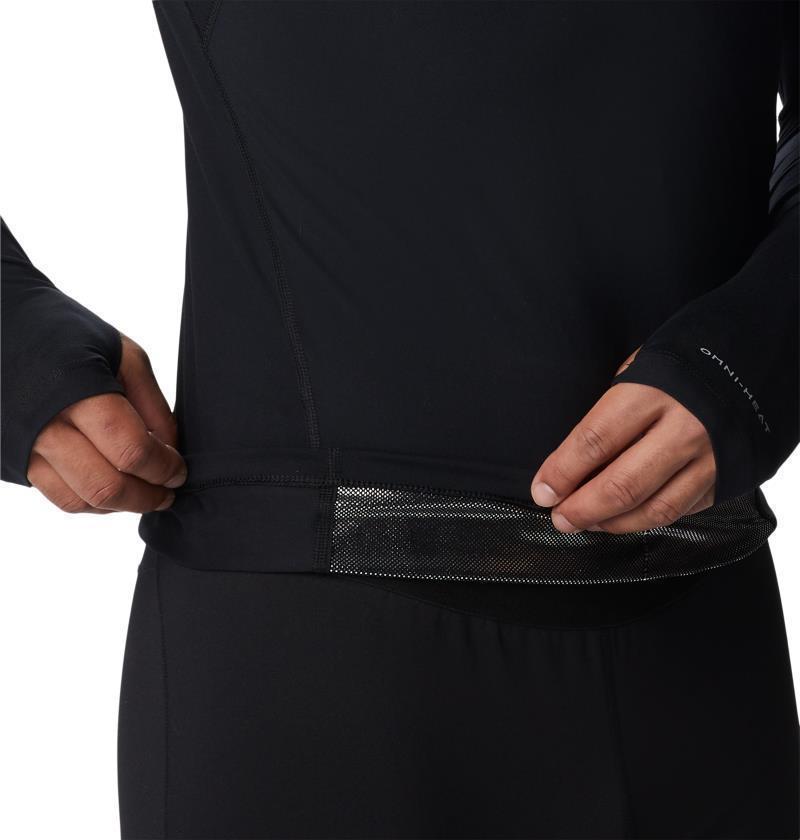 Midweight Stretch LS Half Zip - Mens - Black 5