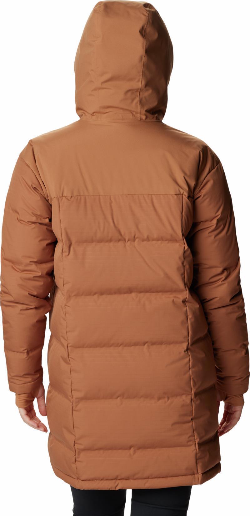 Opal Hill Mid Down Jacket - Womens - Camel Brown 1