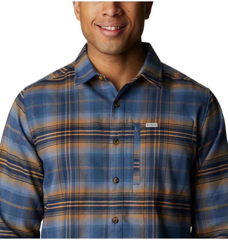 Outdoor Elements II Flannel - Mens - Dark Mountain Multi Ombre 5