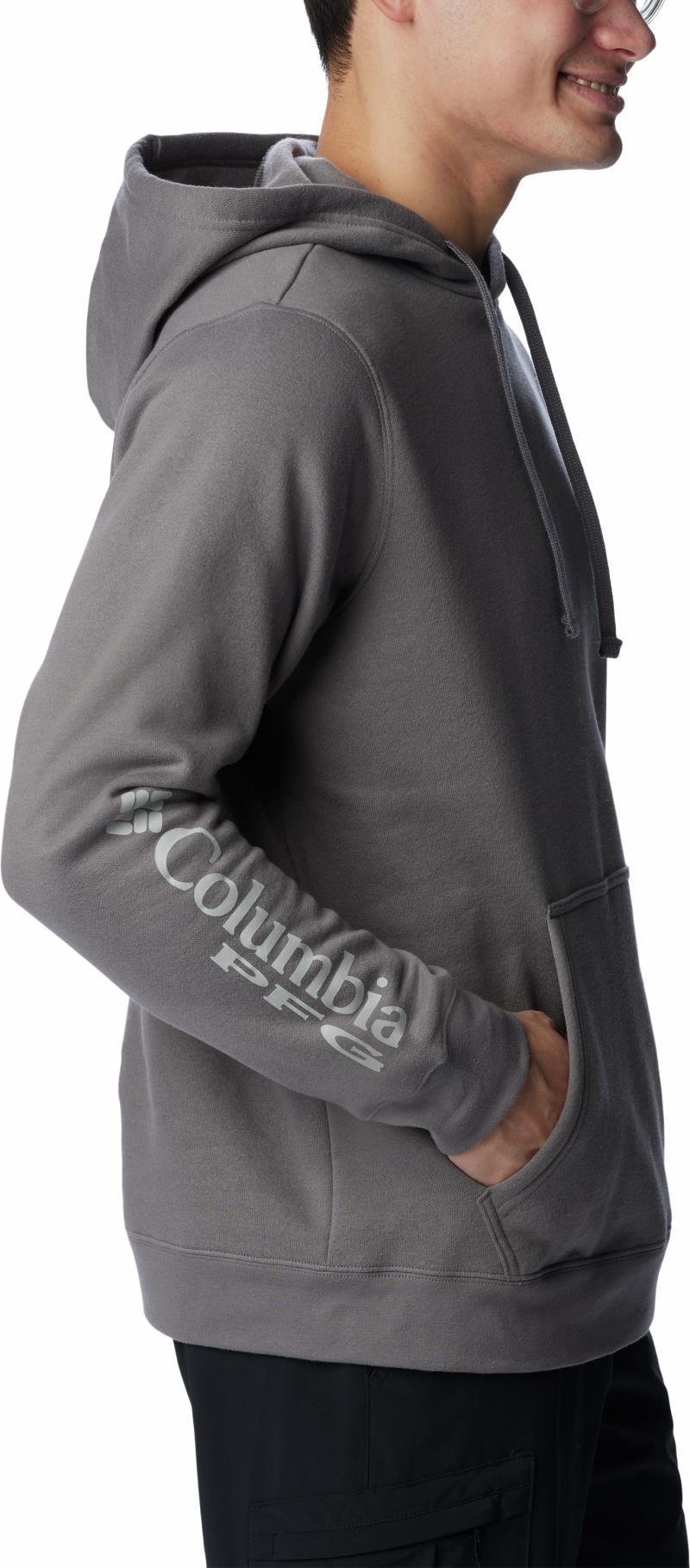 PFG Sleeve II Graphic Hoodie - Mens - City Grey / Cool Grey Logo 5