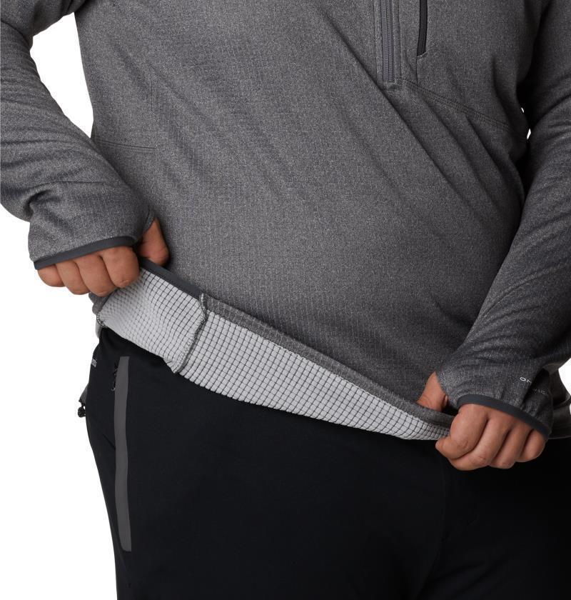 Park View Fleece Half Zip - Big - Mens - City Grey Heather 6