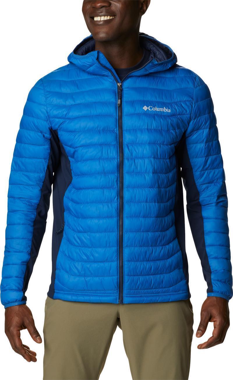 Powder Pass Hooded Jacket - Mens - Bright Indigo / Collegiate Navy 1