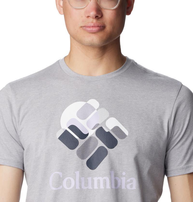 Rapid Ridge Graphic Tee - Tall - Mens - Columbia Grey Heather / Gemscape Graphic 3