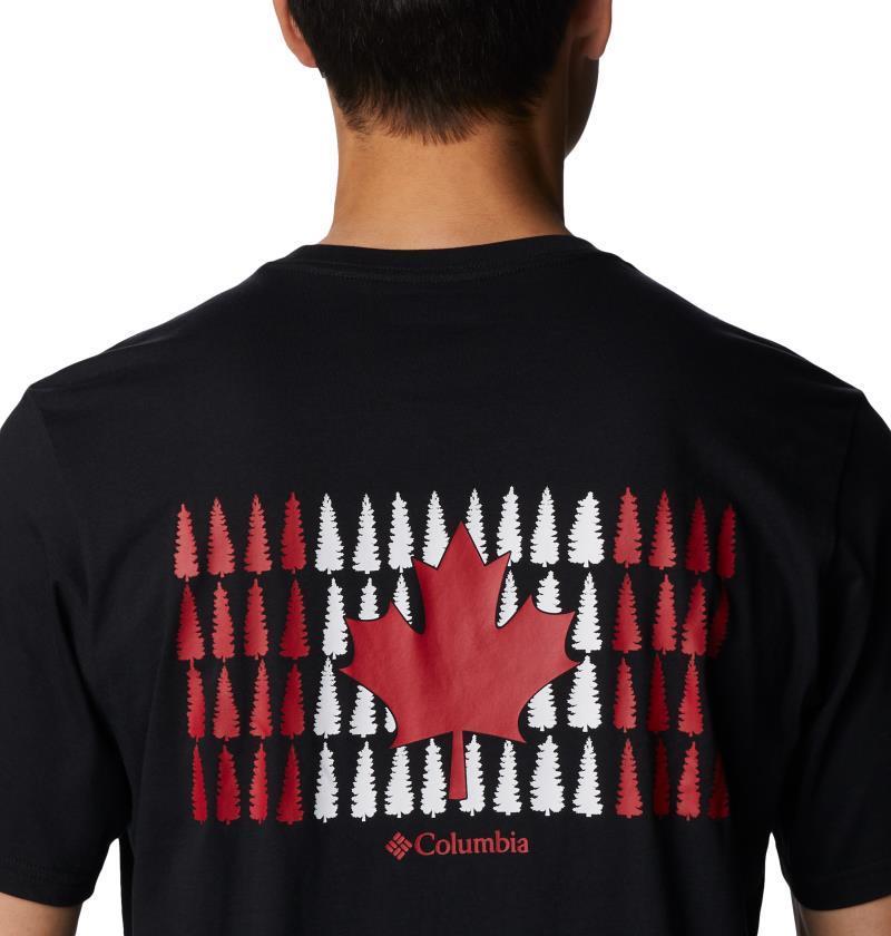 Rockaway River Country SS Tee - Big - Mens - Black / Can Timberline Flag Graphic 2