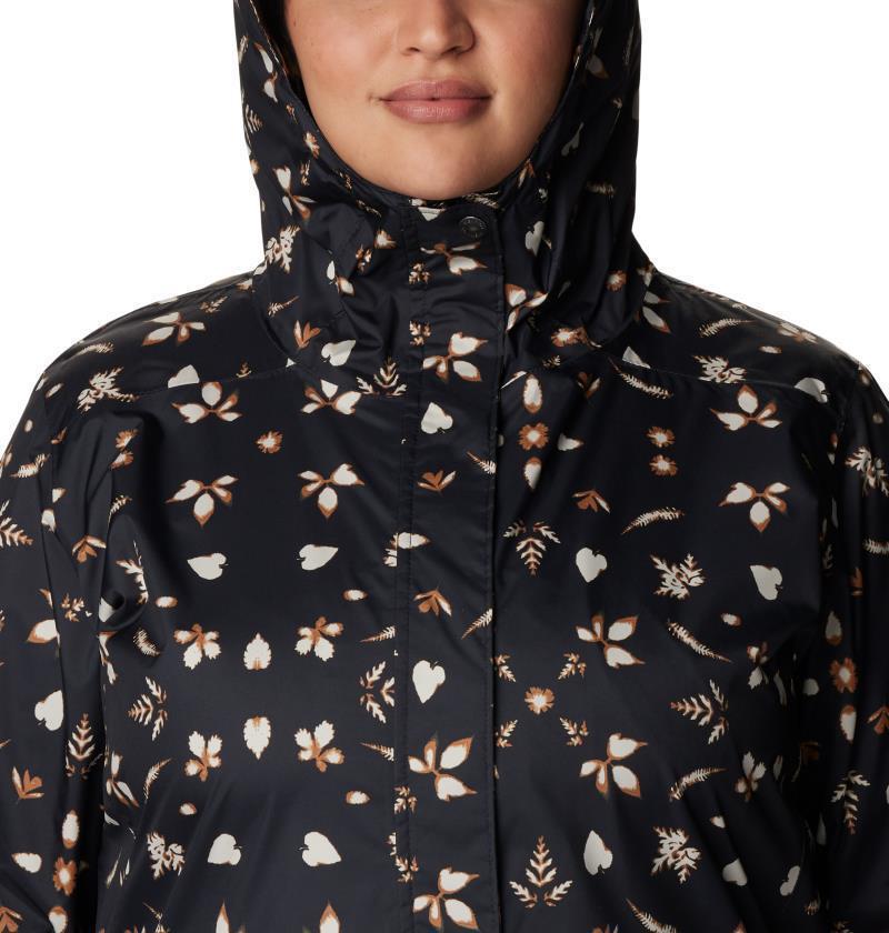 Splash A Little II Jacket - Plus - Womens - Black Cyanofrond Print 6