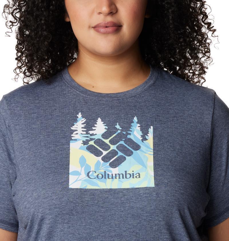 Sun Trek SS Graphic Tee - Plus - Womens - Nocturnal / Arboreal Swirl Graphic 4