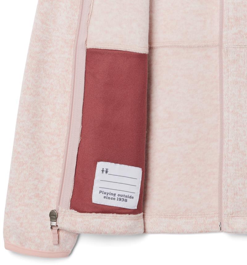 Sweater Weather Full Zip - Youth - Dusty Pink Heather 3