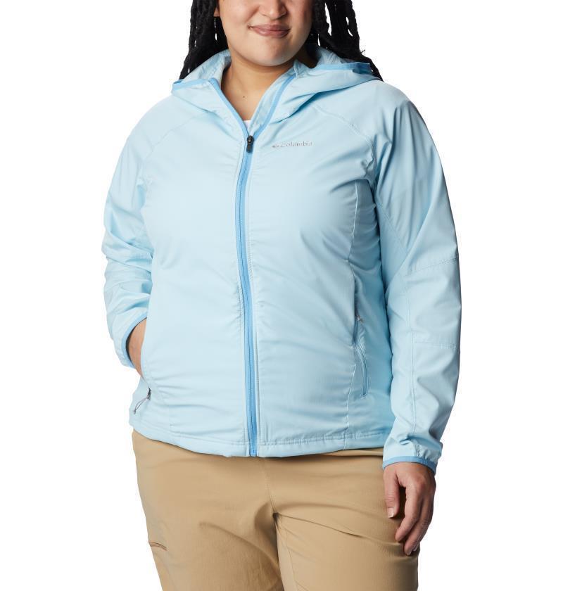 Sweet As Softshell Hoodie - Plus - Womens - Spring Blue 1