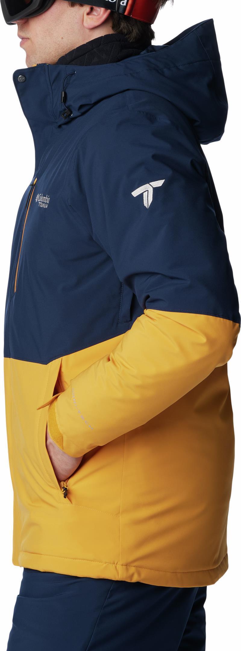 Winter District II Jacket - Mens - Raw Honey / Collegiate Navy 8