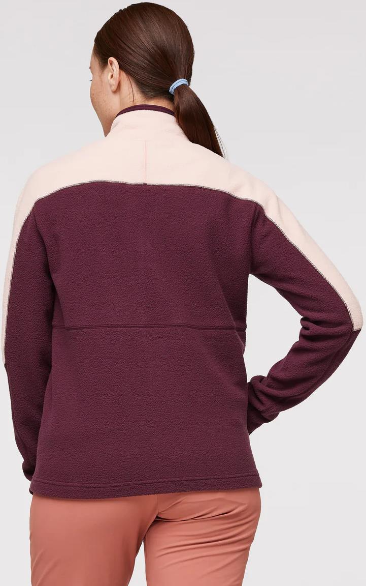 Abrazo Fleece Full-Zip Jacket - Womens - rosewood / wine 1