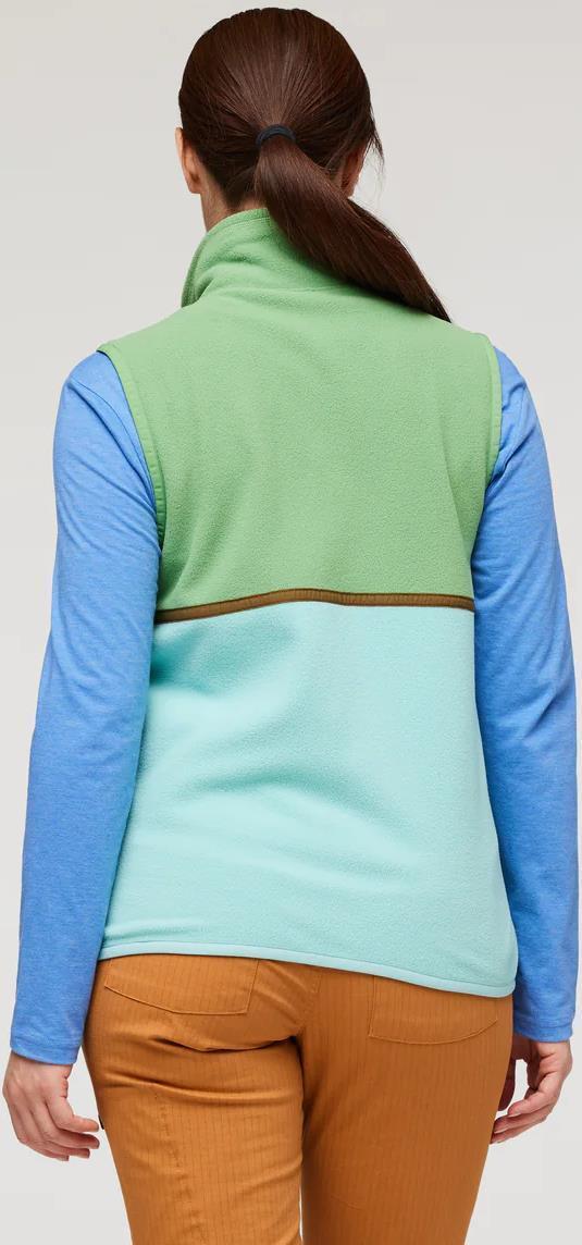 Amado Fleece Vest - Womens - Kelp / Sea Glass 3