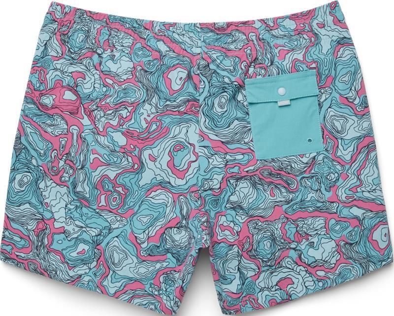 Brinco Shorts, 3" Inseam, Printed - Womens - Sangria / Coastal 2