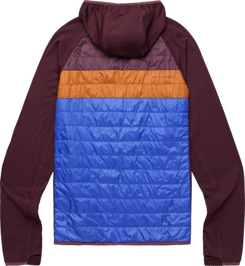 Capa Hybrid Insulated Hooded Jacket - Mens - Wine / Blue Violet 2