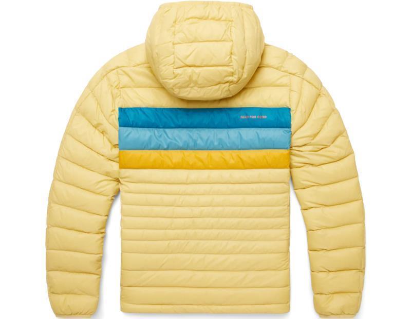 Fuego Down Hooded Jacket - Womens - Wheat Stripes 2