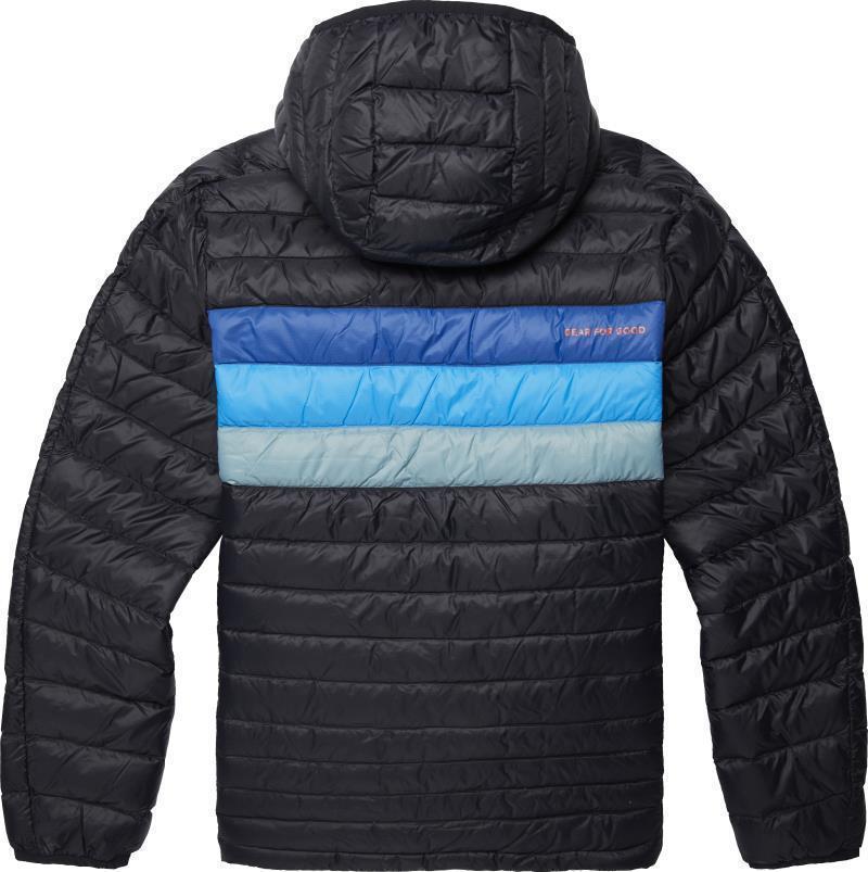 Fuego Down Jacket - Mens - Black / Pacific Stripes 2