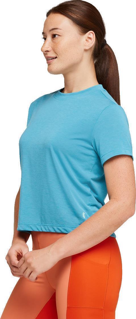 Paseo Travel Crop T-Shirt - Womens - Poolside 5