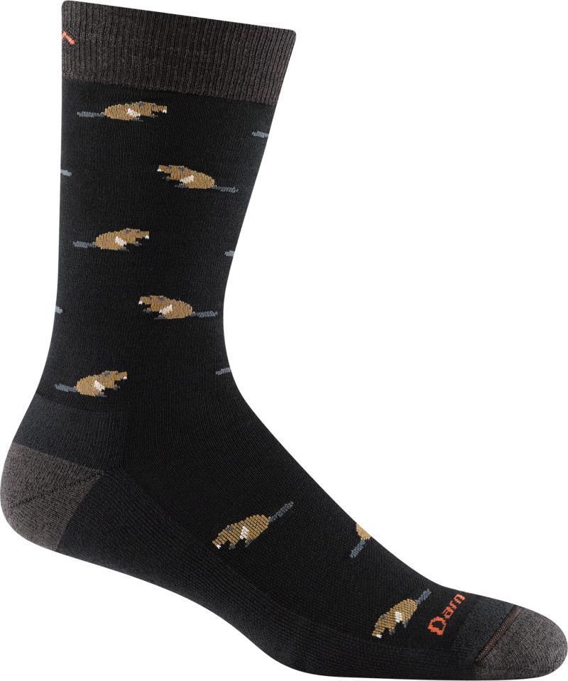 Sawtooth Crew Lightweight Cushion Socks - Mens - black 1