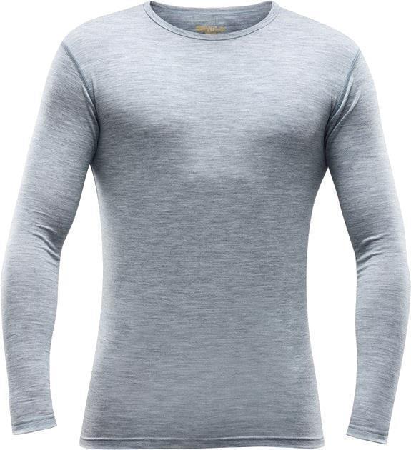 Breeze Merino 150 LS Shirt - Mens - Grey Melange 1