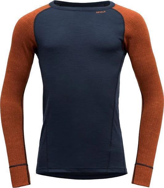 Duo Active Merino 205 LS Shirt - Mens - flame / ink 1