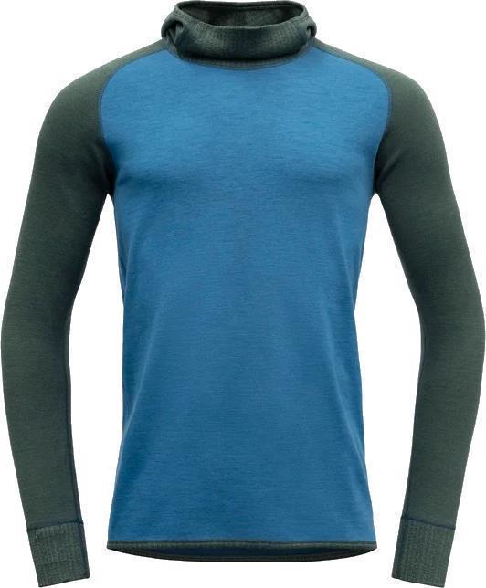 Kvitegga Merino 230 Hoodie - Mens - woods / blue 1