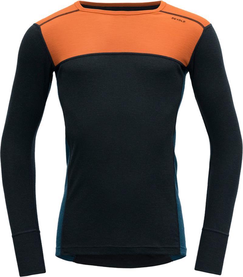 Lauparen Merino 190 Shirt - Mens - Flame / Ink / Flood 1