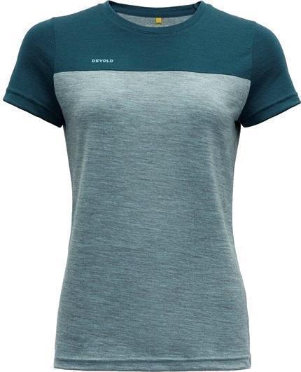Norang Merino 150 Tee - Womens - Pond / Cameo Melange 1