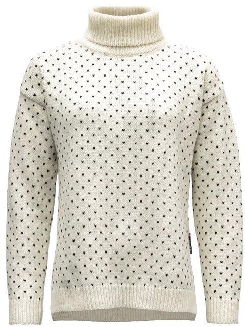 Sorisen Wool High Neck - Unisex - Off White / Ink 1