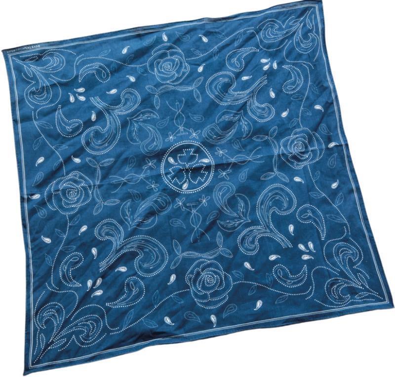 Bandana Nailguns & Roses - Womens - Indigo Blue 1