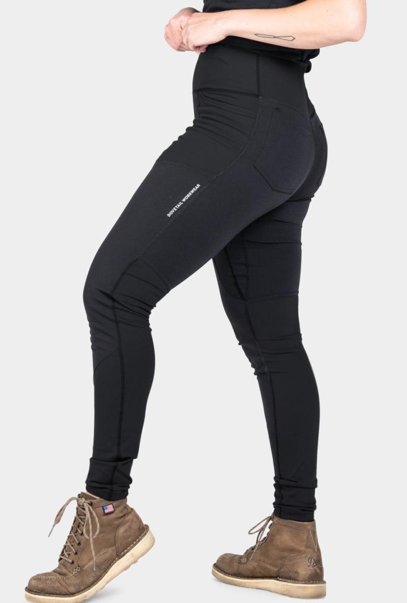 Field Utility Leggings - Womens - Black / Black 3