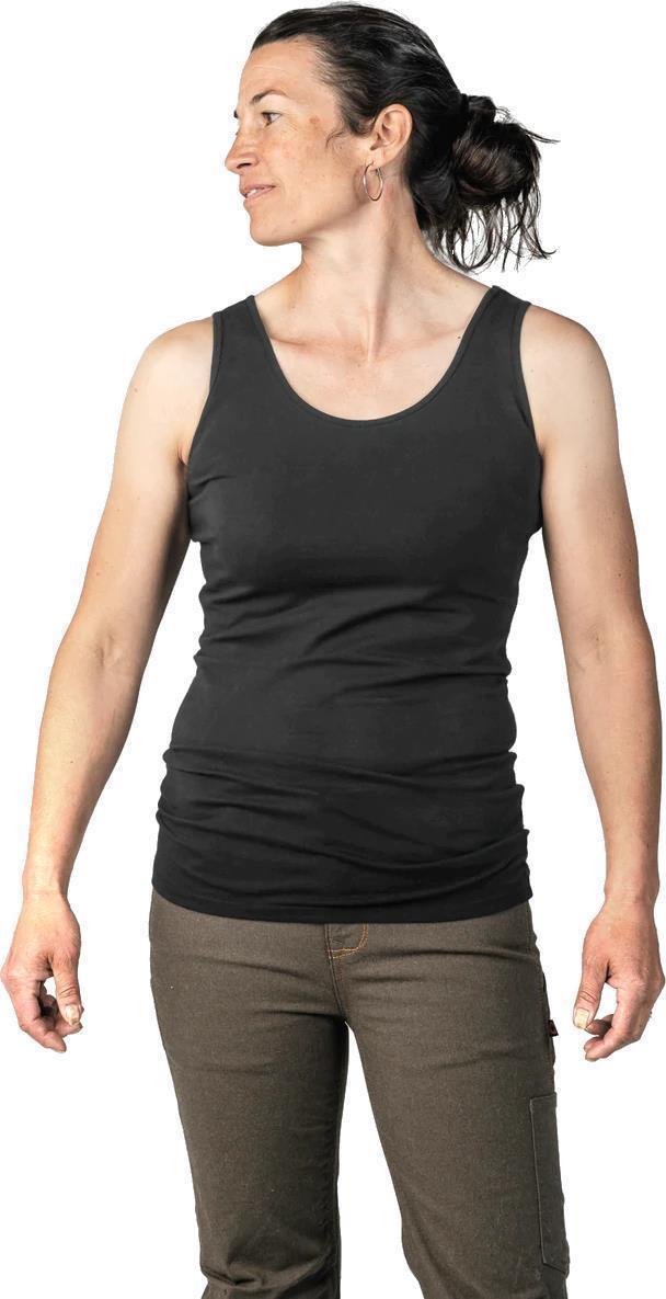 Solid Tank - Womens - Black 1