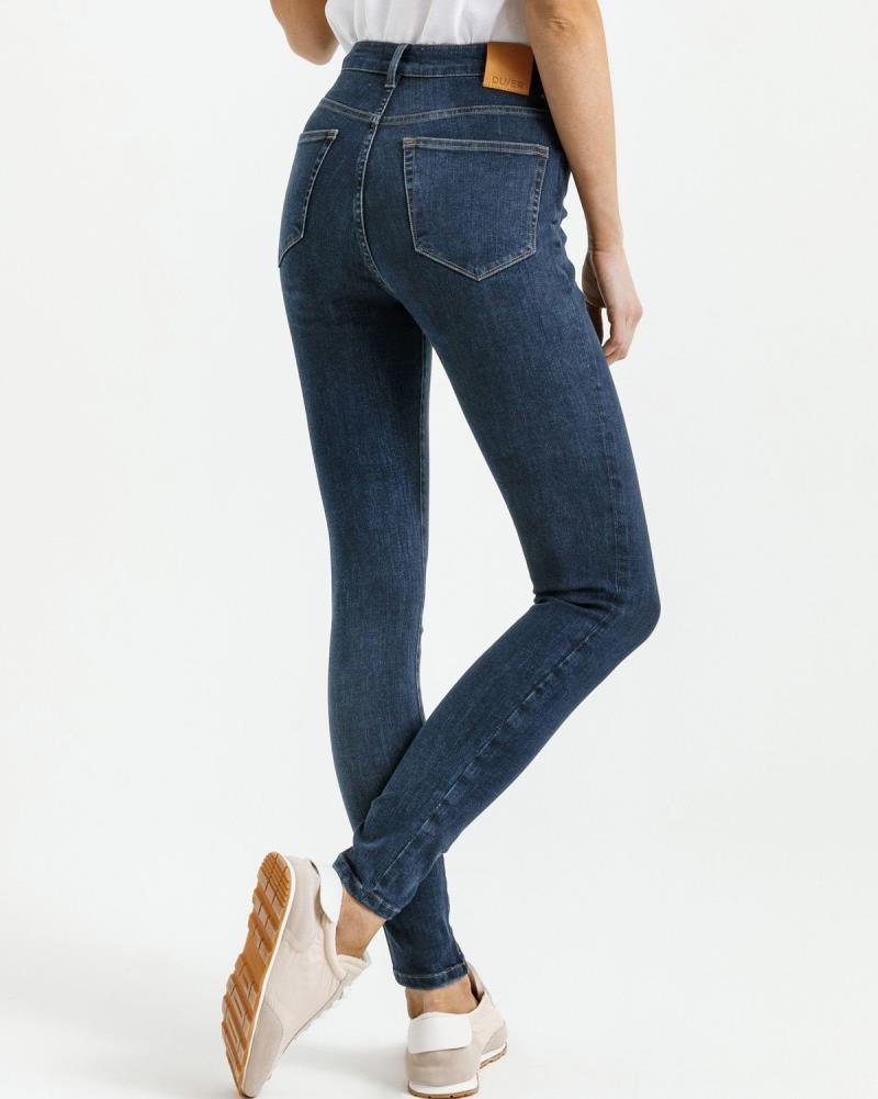 Four Way Flex Denim, High Rise Skinny, 28" Inseam - Womens - dark stone 1