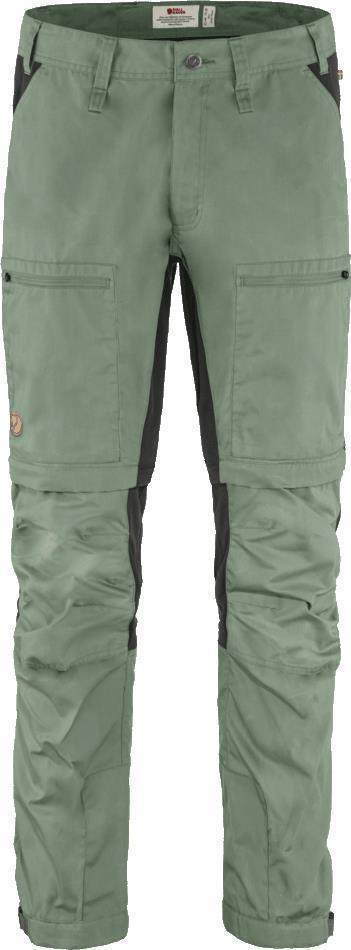 Abisko Lite Trekking Zip-Off Trousers, Long - Mens - Patina Green / Dark Grey 1