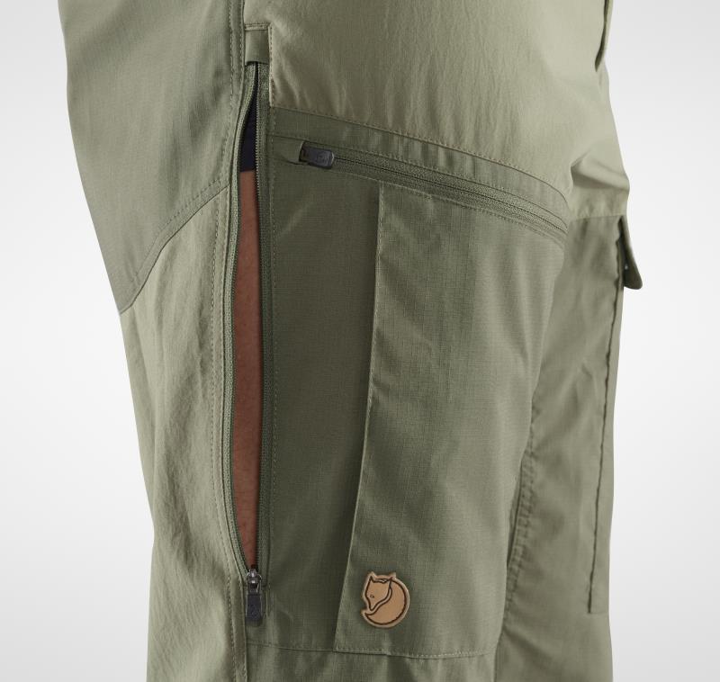 Abisko Midsummer Trousers, Long - Mens - Savanna / Light Olive 6
