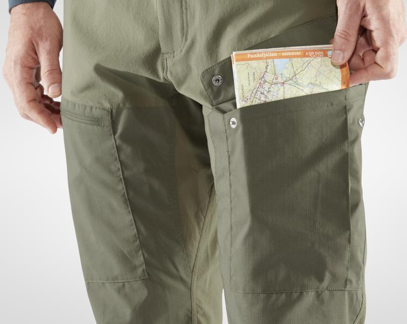 Abisko Midsummer Trousers, Long - Mens - Savanna / Light Olive 7