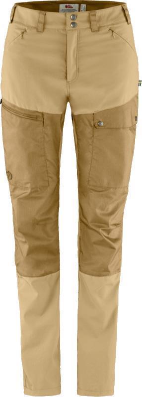 Abisko Midsummer Trousers, Reg - Womens - Dune Beige / Buckwheat Brown 1