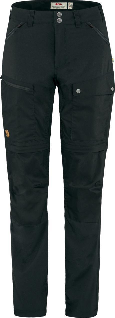 Abisko Midsummer Zip-Off Trousers, Reg - Womens - Black 1