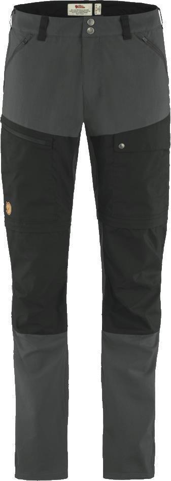 Abisko Midsummer Zip-Off Trousers - Mens - Dark Grey / Black 1