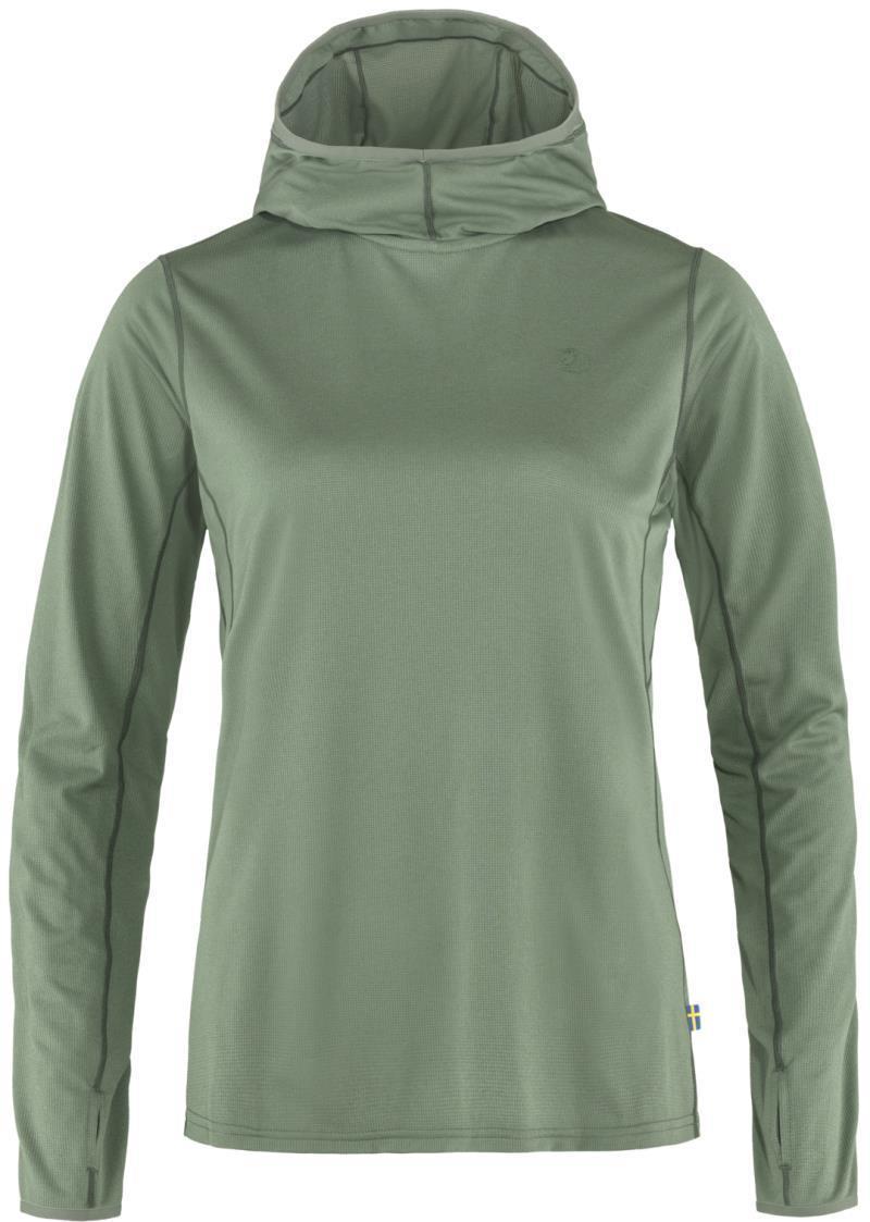 Abisko Sun-Hoodie - Womens - Patina Green 1