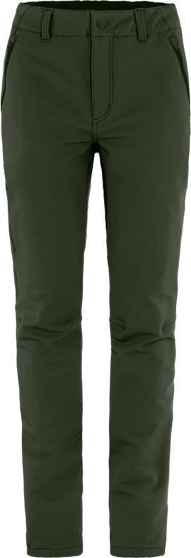 Abisko Winter Stretch Trousers, Short - Womens - Deep Forest 1