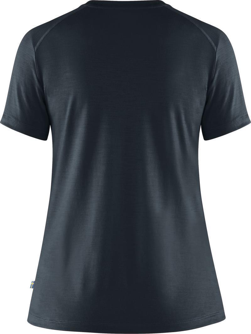 Abisko Wool SS T-Shirt - Womens - Dark Navy 2