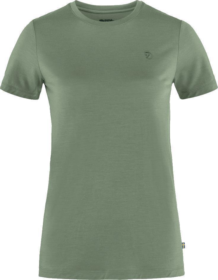 Abisko Wool SS T-Shirt - Womens - Patina Green 1