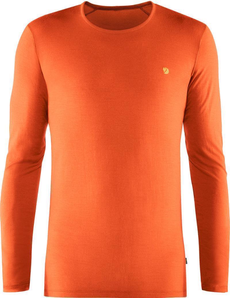 Bergtagen Thinwool LS T-Shirt - Mens - Hokkaido Orange 1