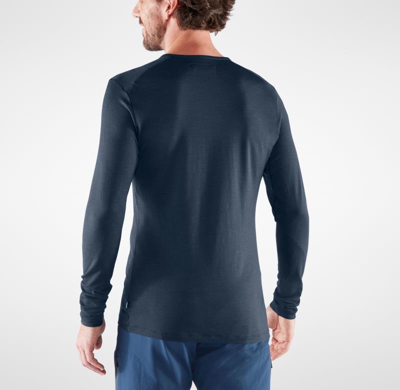 Bergtagen Thinwool LS T-Shirt - Mens - Mountain Blue 4
