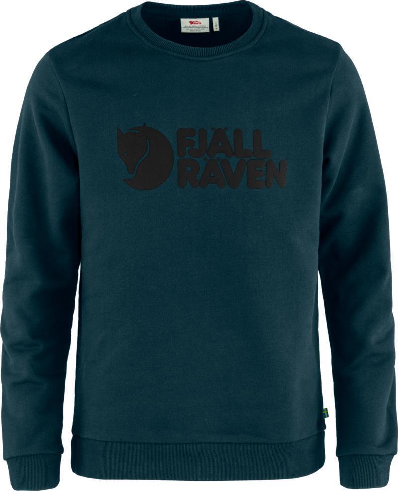 Fjallraven Logo Sweater - Mens - Deep Sea 1