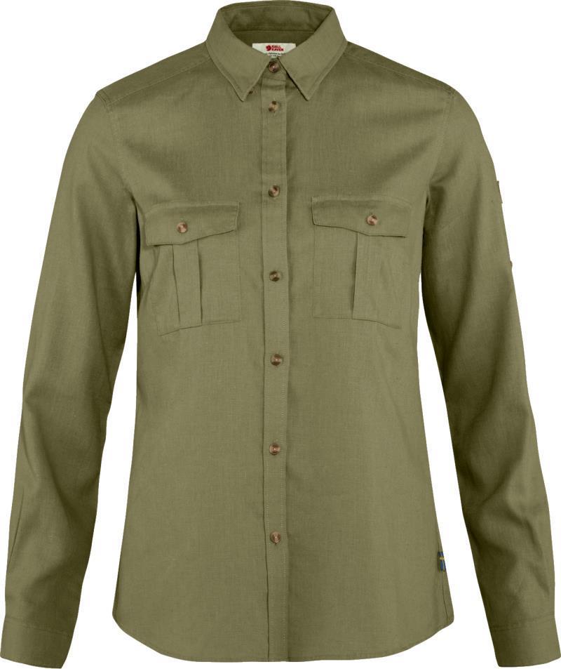Ovik Travel LS Shirt - Womens - Green 1